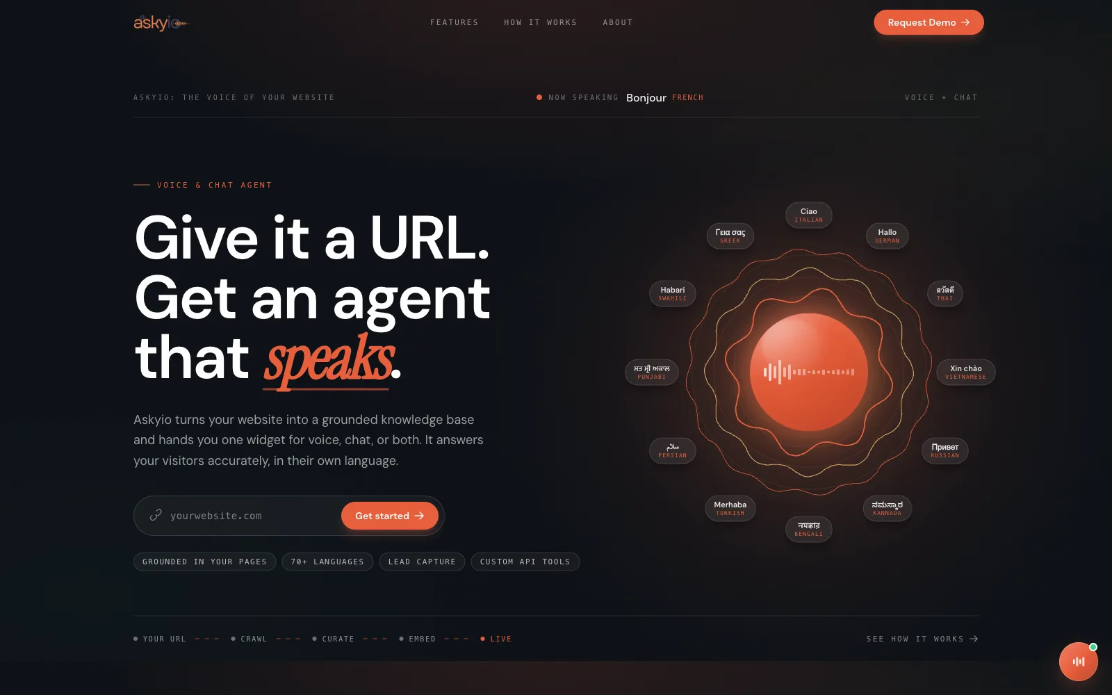 The Askyio website